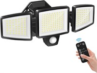 NEW $74 3 Head Motion Sensor Lights w/Remote