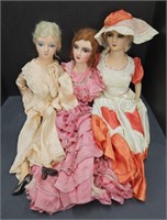 (E) Boudoir Doll Lot Includes Flamenco Dancer,