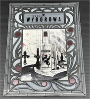 (E) Wodka Wyborowa Alcohol Glass Sign 22x16in