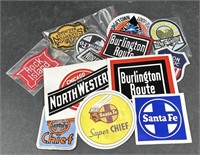 (E) Patches/Stickers Including Santa Fe, Rock