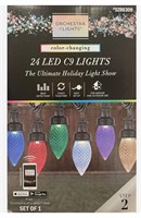 24 GEMMY ORCHESTRA OF LIGHTS COLOR C9 LED $69