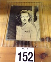 Betty Davis Photo in Glass Frame