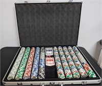 Poker Chips w/ Carrying