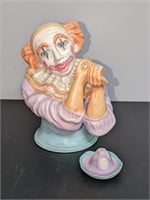 Vintage Clown & Hat Ceramic