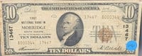 1929 $10 - Mobridge, SD First National Bank
