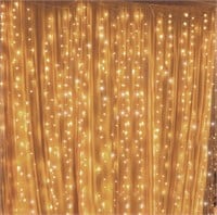 TWINKLE STAR WARM WHITE CURTAIN STRING LIGHTS $29