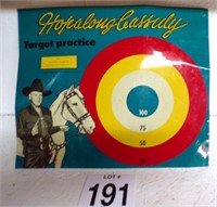 Vintage Hop-a-long Cassidy Target Game