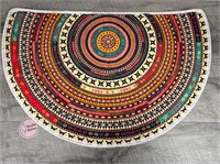 Cute indoor multi-colored rug