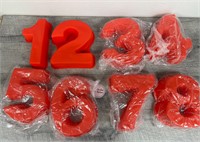 New Silicone baking numbers