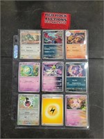1 Page of Pokemon Cards