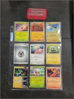 1 Page of Pokemon Cards