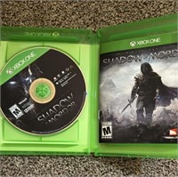 Xbox one Shadow of Mordor Game