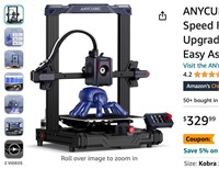 ANYCUBIC 3D Printer Kobra 2 Neo, 250mm/s