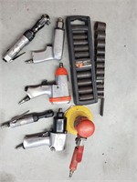 Air impact wrenches and sockets