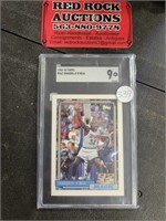 Graded 9 '92 Draft Picks Shaquille O Neal Card