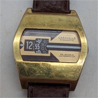Caravelle Digimatic Men's 25 Jewel Windup Watch