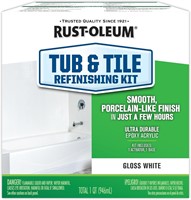 Rust-Oleum Tub & Tile 2-Part Kit  Gloss White