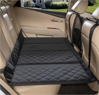 HAPYFOST Car Seat Extender  Dog Bed (Black)