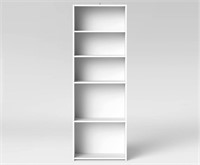 Room Essentials 5 Shelf Bookcase in White