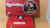 AGGRAVATION AND SCATTERGORIES BOARD GAMES - RESERV