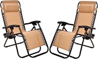 Adjustable Zero Gravity Lounge Chair Recliners Set