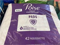 Lot of (2) Poise Fresh Protection Pads