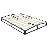6" Metal Platform Bed Frame, Full, Black