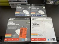 Lot of 4 assorted Commercial electric slim led