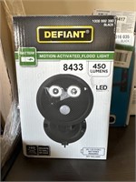 Defiant motion activated flood light led