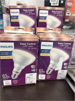 Lot of 4 Phillips light bulbs