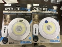 Lot of 2 over lite ultra 3x bright light when you