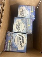 Lot of (3) Boxes of Alka-Seltzer Heartburn Relief