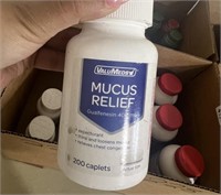 Lot of (5) Bottles of ValuMeds Mucus Relief