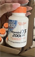 Lot of (8) Doctor's Best Vitamin D3 Softgels