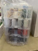 4-Tier Storage Bin with Sewing Tools and