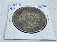 1921 D Morgan  Dollar 90% Silver