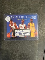 Facsimilie Kobe Bryant Man Myth Legend Card