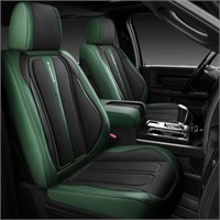 Faux Leather Car Seat Covers (Green)
