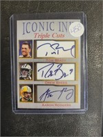 Iconic Ink Facsimilie Brady, Brees, Rodgers