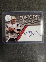 Facsimilie Iconic Ink Tom Brady Card