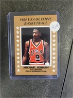 Michael USA Olympic Basketball Card
