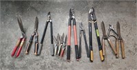 Misc. Collection of Loppers, Scissors, Shears