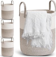 4 Pcs Blanket Basket (Brown)