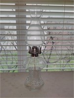Clear Glass Hurricane Lamp