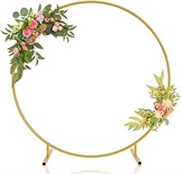 7.2ft Round Gold Backdrop Stand