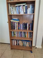 Books, CD's, 4 Shelves