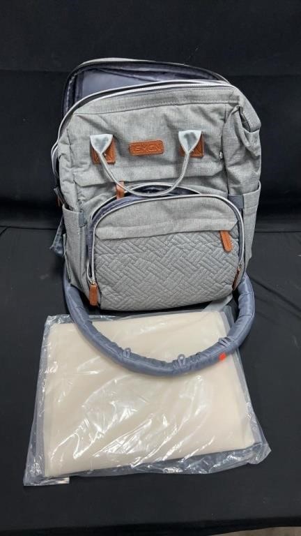 Diaper Bag Backpack with Changing Station, Large