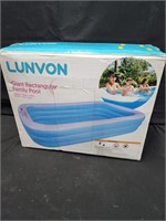 Lonvon giant rectangular family pool