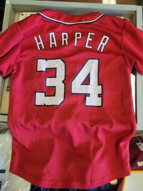 Youth L Harper Baseball Jersey