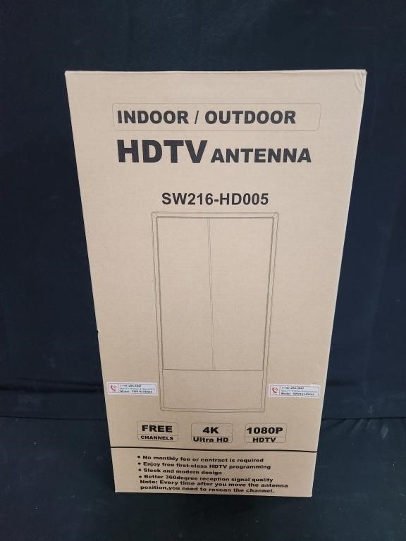 Indoor/outdoor HDTV antenna